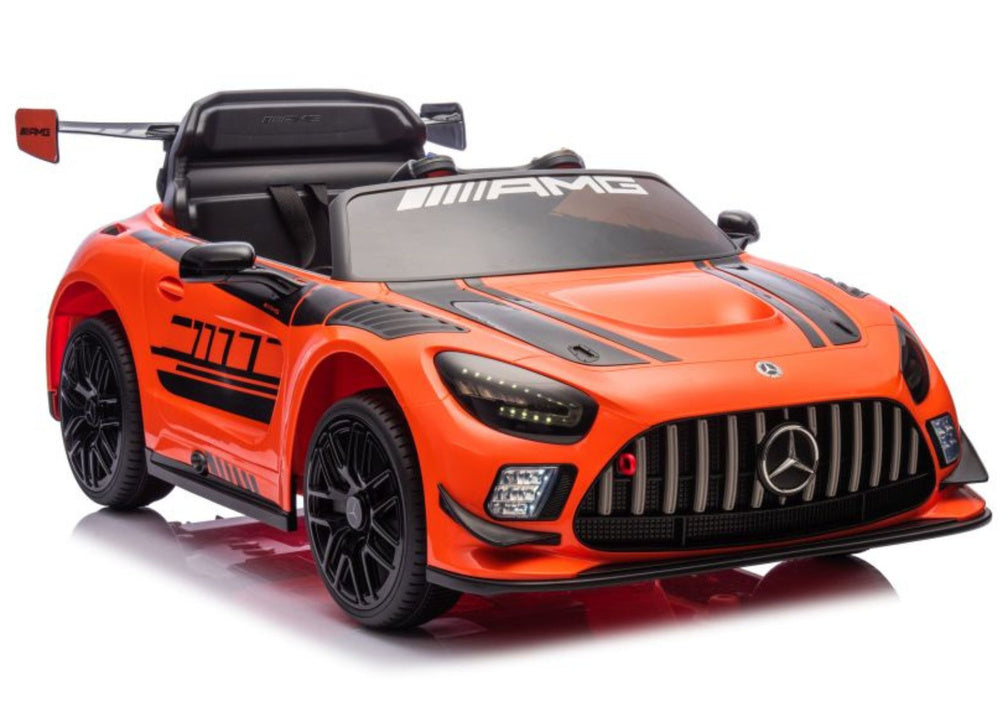 Elektrické autíčko Mercedes AMG GT3 oranžové s dálkovým ovládáním