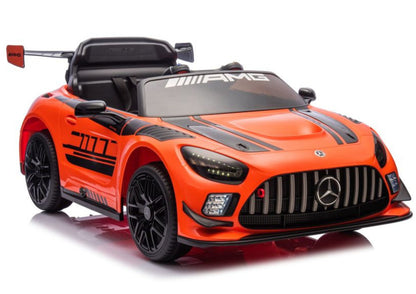 Elektrické autíčko Mercedes AMG GT3 oranžové s dálkovým ovládáním
