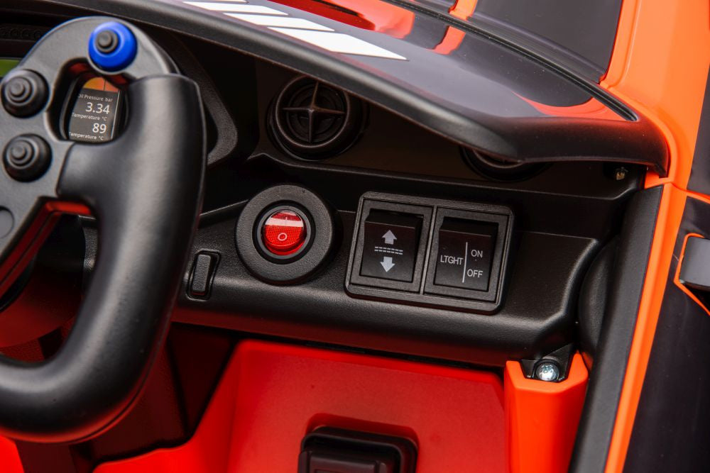 Elektrické autíčko Mercedes AMG GT3 oranžové s dálkovým ovládáním