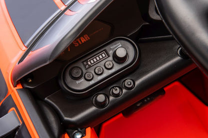 Elektrické autíčko Mercedes AMG GT3 oranžové s dálkovým ovládáním