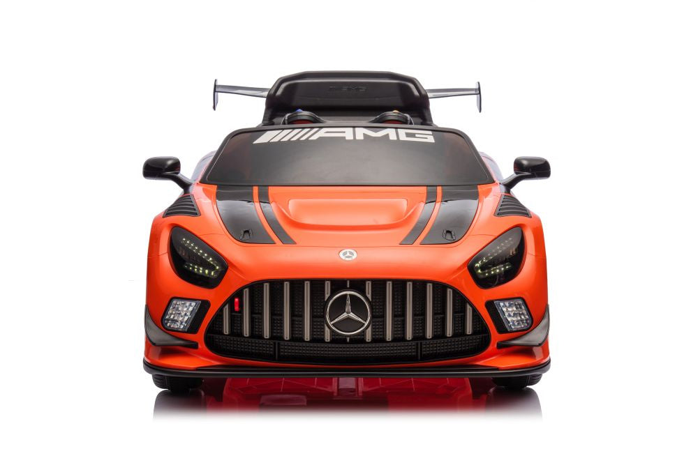 Elektrické autíčko Mercedes AMG GT3 oranžové s dálkovým ovládáním