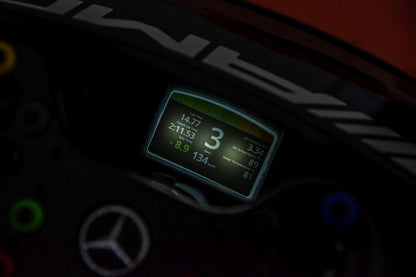 Elektrické autíčko Mercedes AMG GT3 oranžové s dálkovým ovládáním