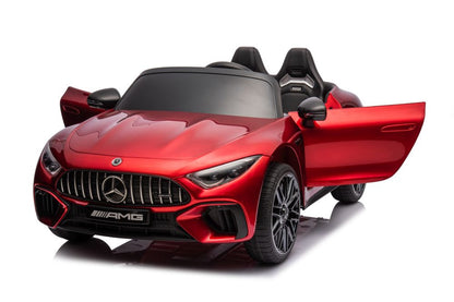 Elektrické autíčko Mercedes AMG SL63 červené – 24V