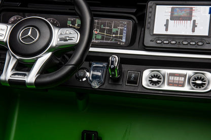 Elektrické autíčko Mercedes G63 XXL zelené 24V pro děti