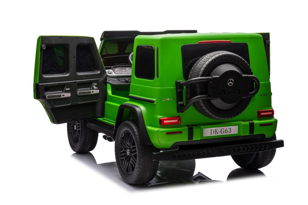 Elektrické autíčko Mercedes G63 XXL zelené 24V pro děti