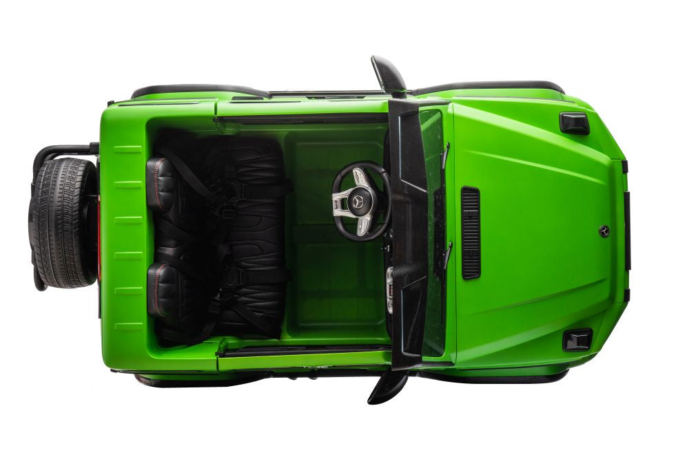 Elektrické autíčko Mercedes G63 XXL zelené 24V pro děti