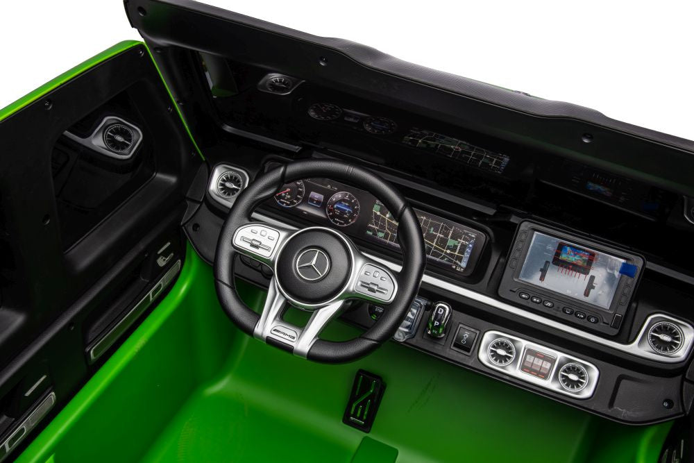 Elektrické autíčko Mercedes G63 XXL zelené 24V pro děti