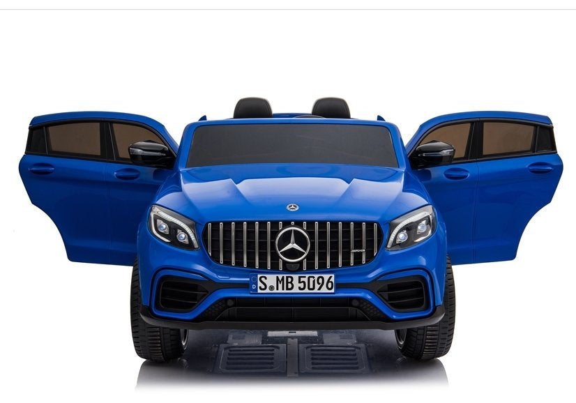Elektrické autíčko Mercedes GLC 63S modré lakované