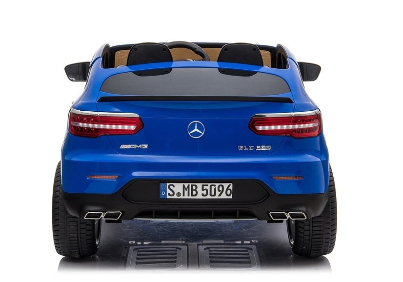 Elektrické autíčko Mercedes GLC 63S modré lakované