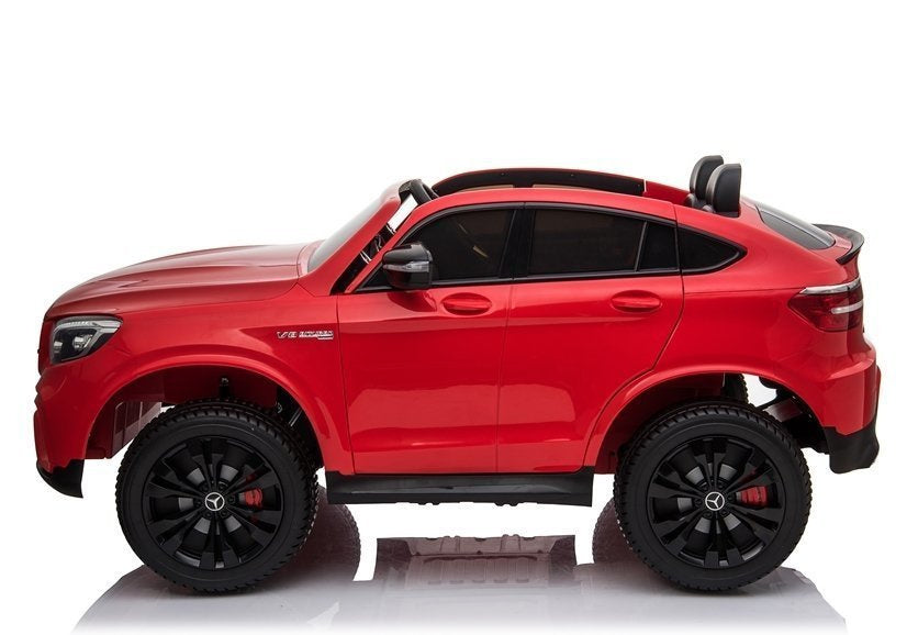 Elektrické autíčko Mercedes GLC 63S pro děti – červené