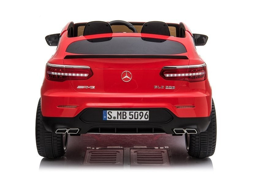 Elektrické autíčko Mercedes GLC 63S pro děti – červené