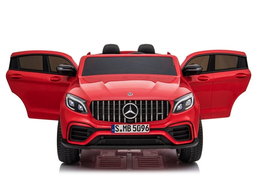 Elektrické autíčko Mercedes GLC 63S pro děti – červené