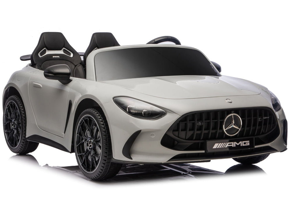 Elektrické autíčko Mercedes GT63 AMG pro děti 24V – světle šedé