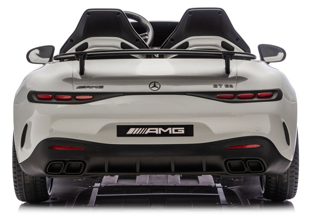 Elektrické autíčko Mercedes GT63 AMG pro děti 24V – světle šedé