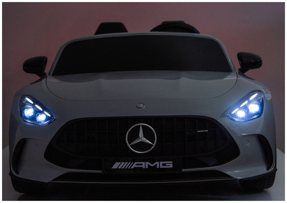 Elektrické autíčko Mercedes GT63 AMG pro děti 24V – světle šedé