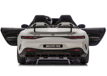 Elektrické autíčko Mercedes GT63 AMG pro děti 24V – světle šedé