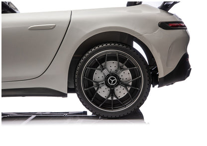 Elektrické autíčko Mercedes GT63 AMG pro děti 24V – světle šedé