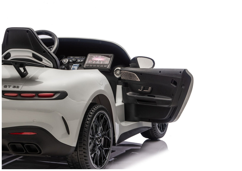 Elektrické autíčko Mercedes GT63 AMG pro děti 24V – světle šedé