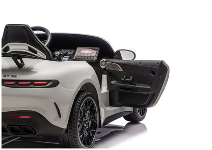 Elektrické autíčko Mercedes GT63 AMG pro děti 24V – světle šedé