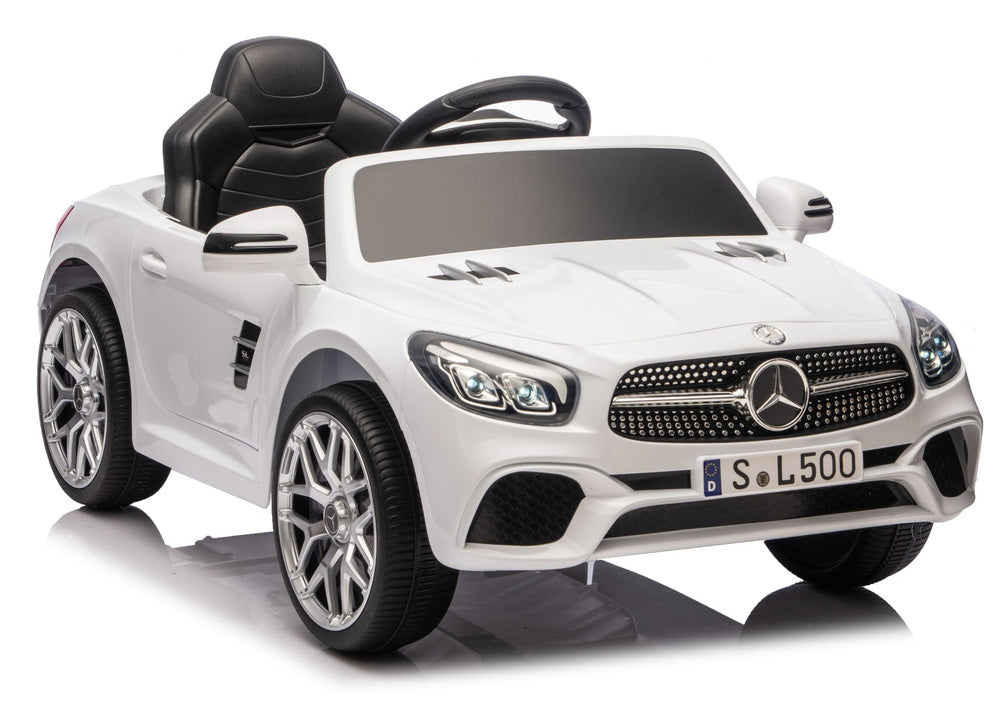 Elektrické autíčko Mercedes SL500 bílé s dálkovým ovládáním