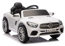 Elektrické autíčko Mercedes SL500 bílé s dálkovým ovládáním