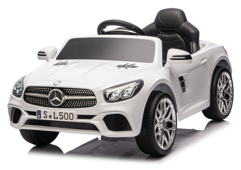 Elektrické autíčko Mercedes SL500 bílé s dálkovým ovládáním