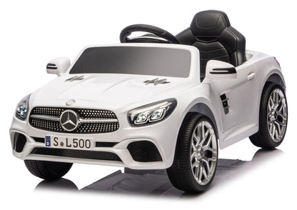 Elektrické autíčko Mercedes SL500 bílé s dálkovým ovládáním