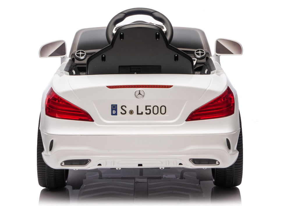 Elektrické autíčko Mercedes SL500 bílé s dálkovým ovládáním