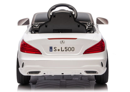 Elektrické autíčko Mercedes SL500 bílé s dálkovým ovládáním