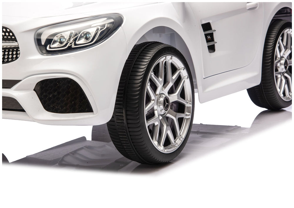 Elektrické autíčko Mercedes SL500 bílé s dálkovým ovládáním