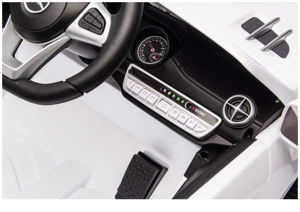 Elektrické autíčko Mercedes SL500 bílé s dálkovým ovládáním