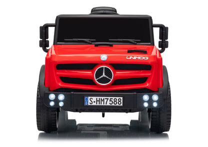 Elektrické autíčko Mercedes Unimog červené pro děti – HM7588