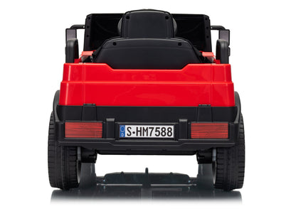 Elektrické autíčko Mercedes Unimog červené pro děti – HM7588
