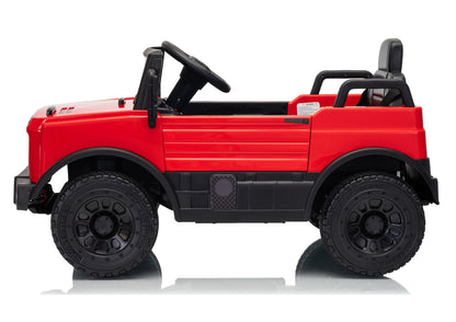 Elektrické autíčko Mercedes Unimog červené pro děti – HM7588