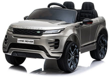 Elektrické autíčko Range Rover Evoque stříbrné – lakované