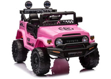 Elektrické autíčko Toyota FJ růžové 4x4 s dálkovým ovládáním