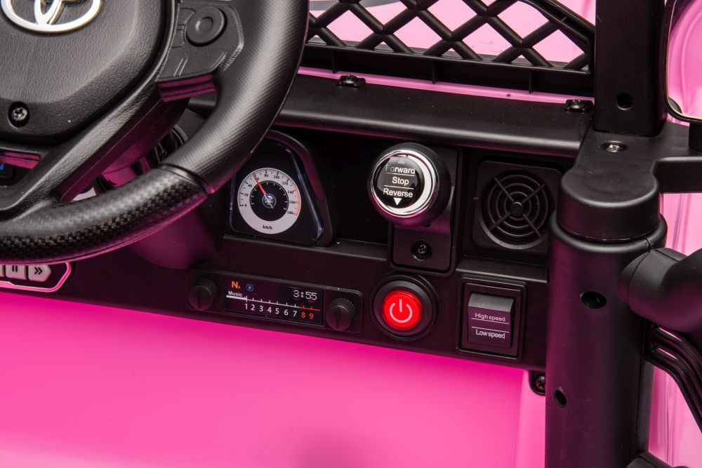 Elektrické autíčko Toyota FJ růžové 4x4 s dálkovým ovládáním