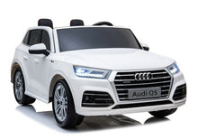 Elektrické auto Audi Q5 – dvoumístné s pilotem | bílé