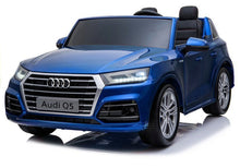 Elektrické auto Audi Q5 – dvoumístné s pilotem | modré