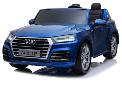 Elektrické auto Audi Q5 – dvoumístné s pilotem | modré