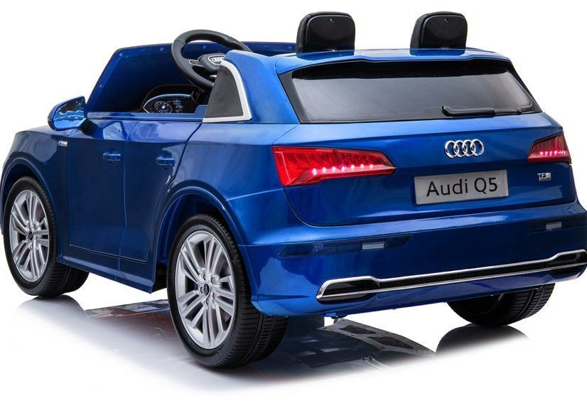 Elektrické auto Audi Q5 – dvoumístné s pilotem | modré