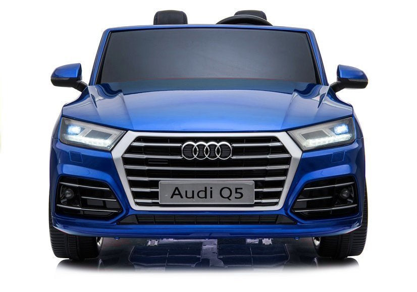 Elektrické auto Audi Q5 – dvoumístné s pilotem | modré