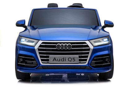 Elektrické auto Audi Q5 – dvoumístné s pilotem | modré