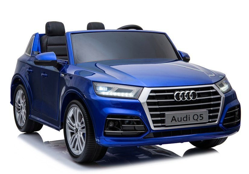 Elektrické auto Audi Q5 – dvoumístné s pilotem | modré