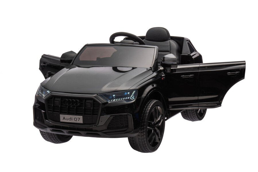 Elektrické auto Audi Q7 černé lakované na akumulátor