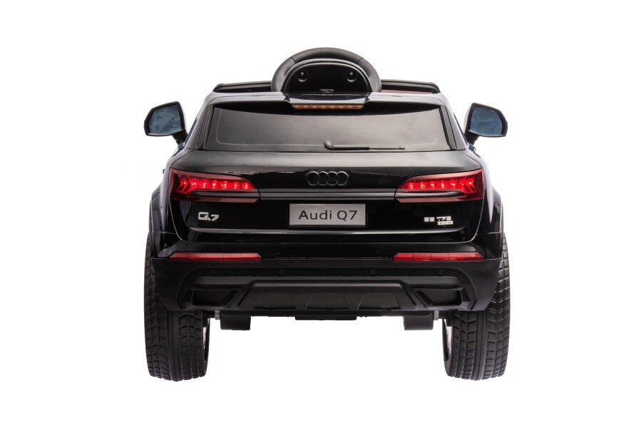 Elektrické auto Audi Q7 černé lakované na akumulátor
