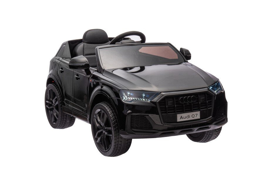 Elektrické auto Audi Q7 černé lakované na akumulátor