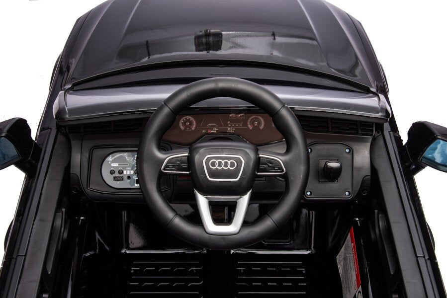 Elektrické auto Audi Q7 černé lakované na akumulátor
