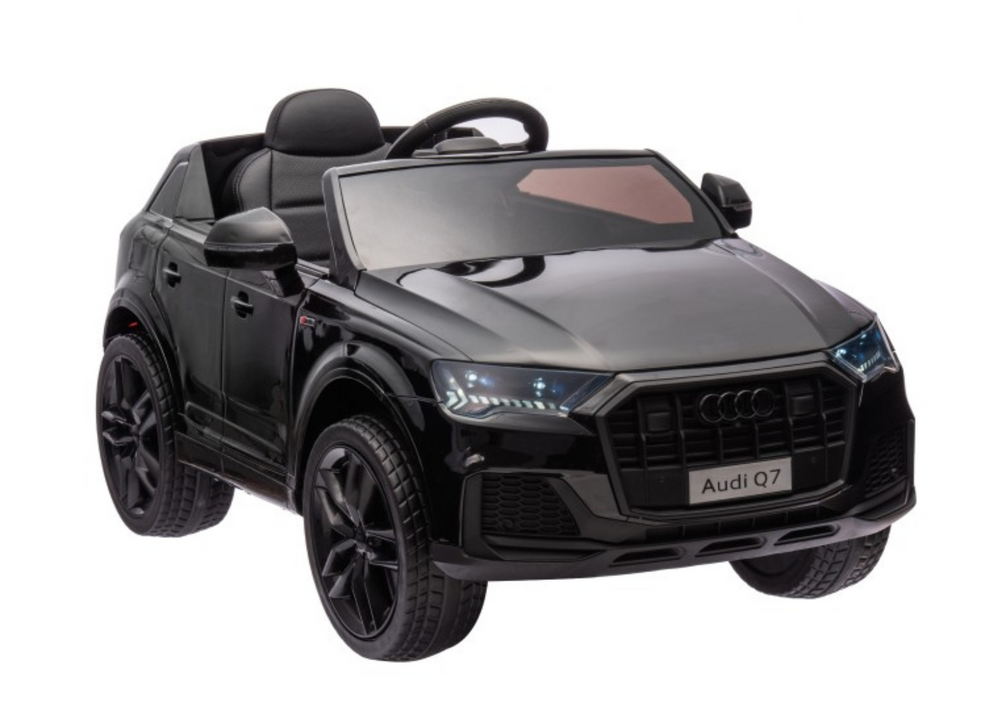Elektrické auto Audi Q7 černé lakované na akumulátor