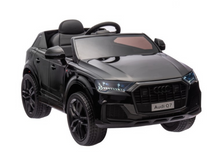 Elektrické auto Audi Q7 černé lakované na akumulátor
